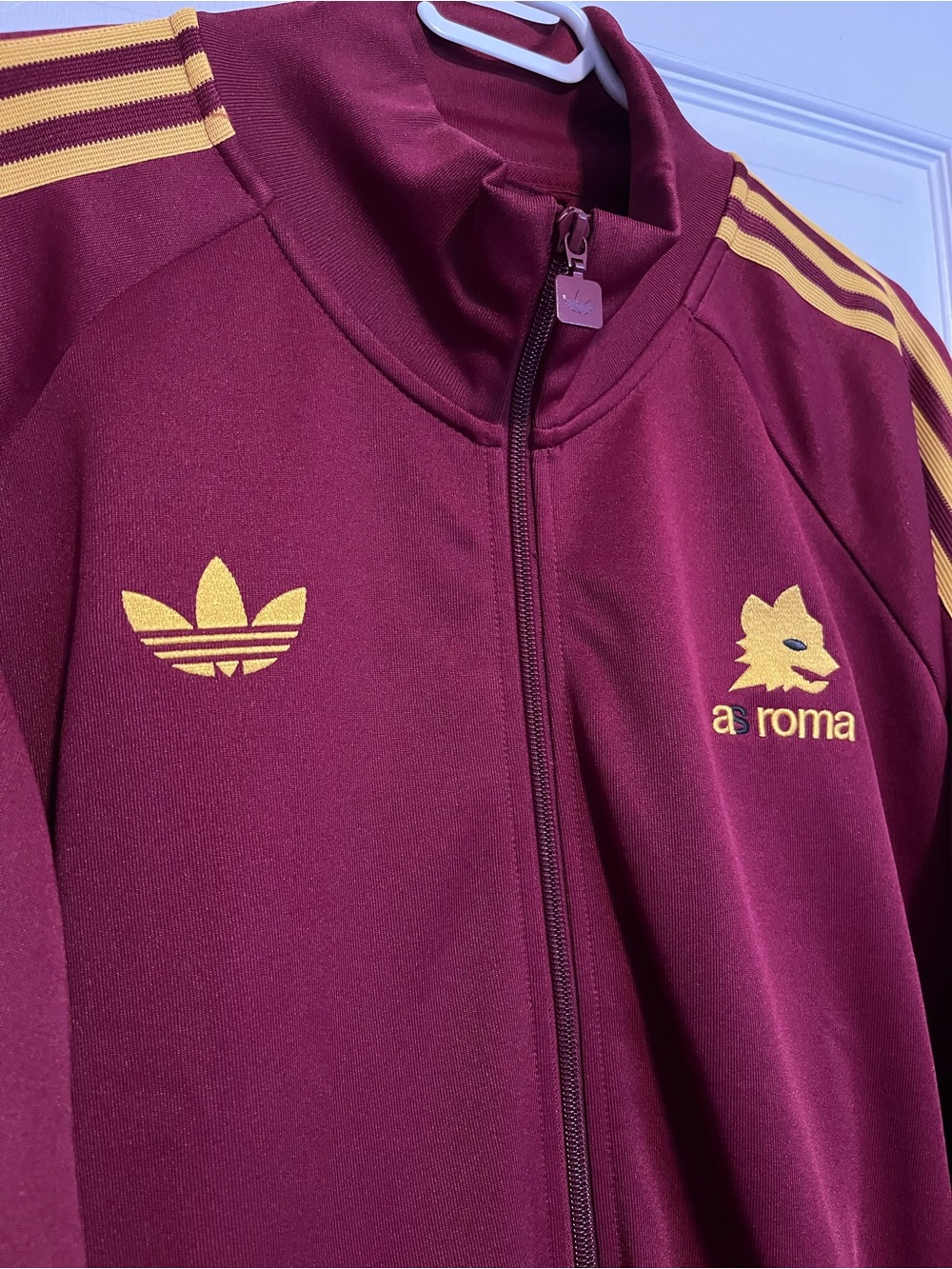 Adidas AS Roma Tracksuit Jacket - Picture 2 of 4